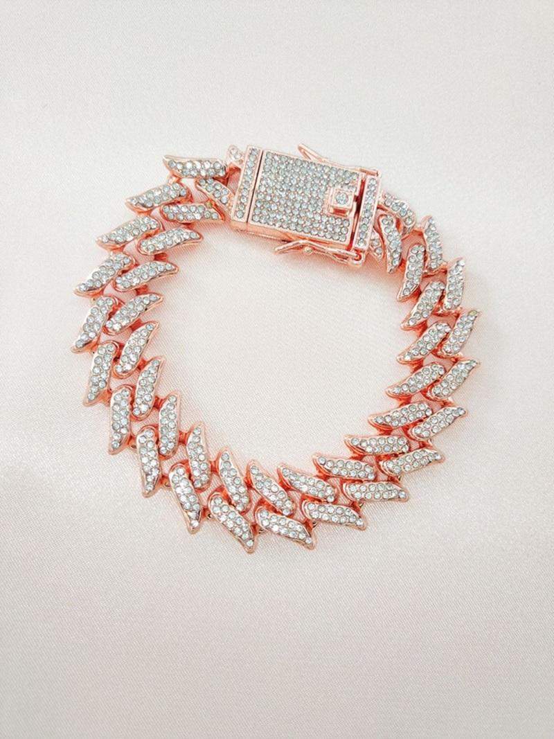 Mała obroża różowe złoto dla miniaturowych ras psów